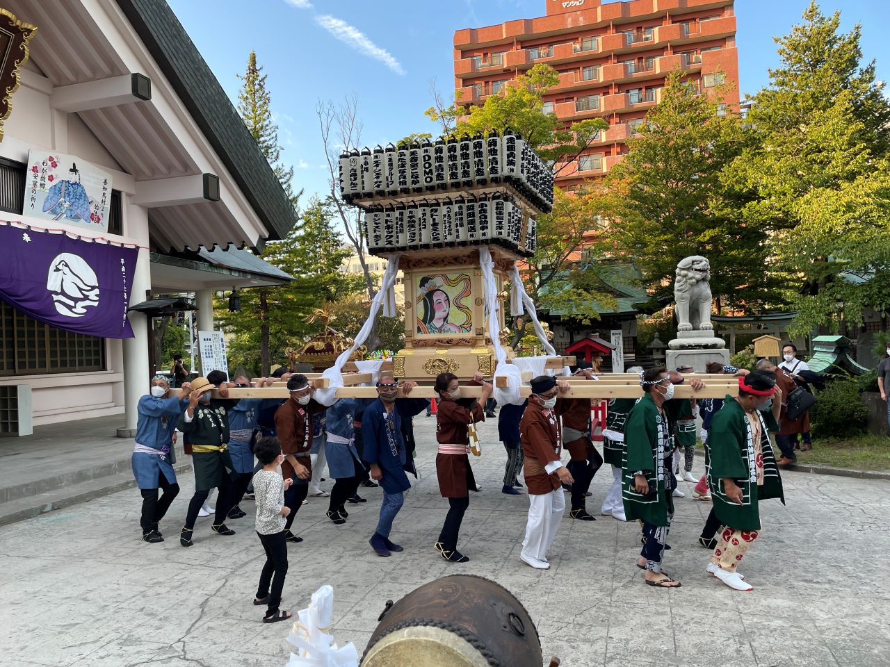 三之宮御披露目渡御1日目の様子2